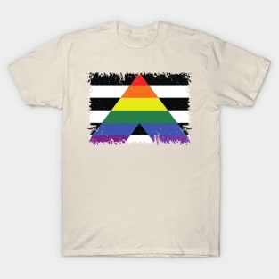 LGBT and Heterosexual flag T-Shirt